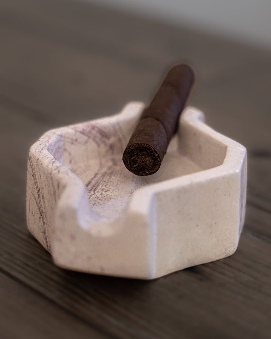 Hand Carved Stone Cigar Ashtray (Small) #2