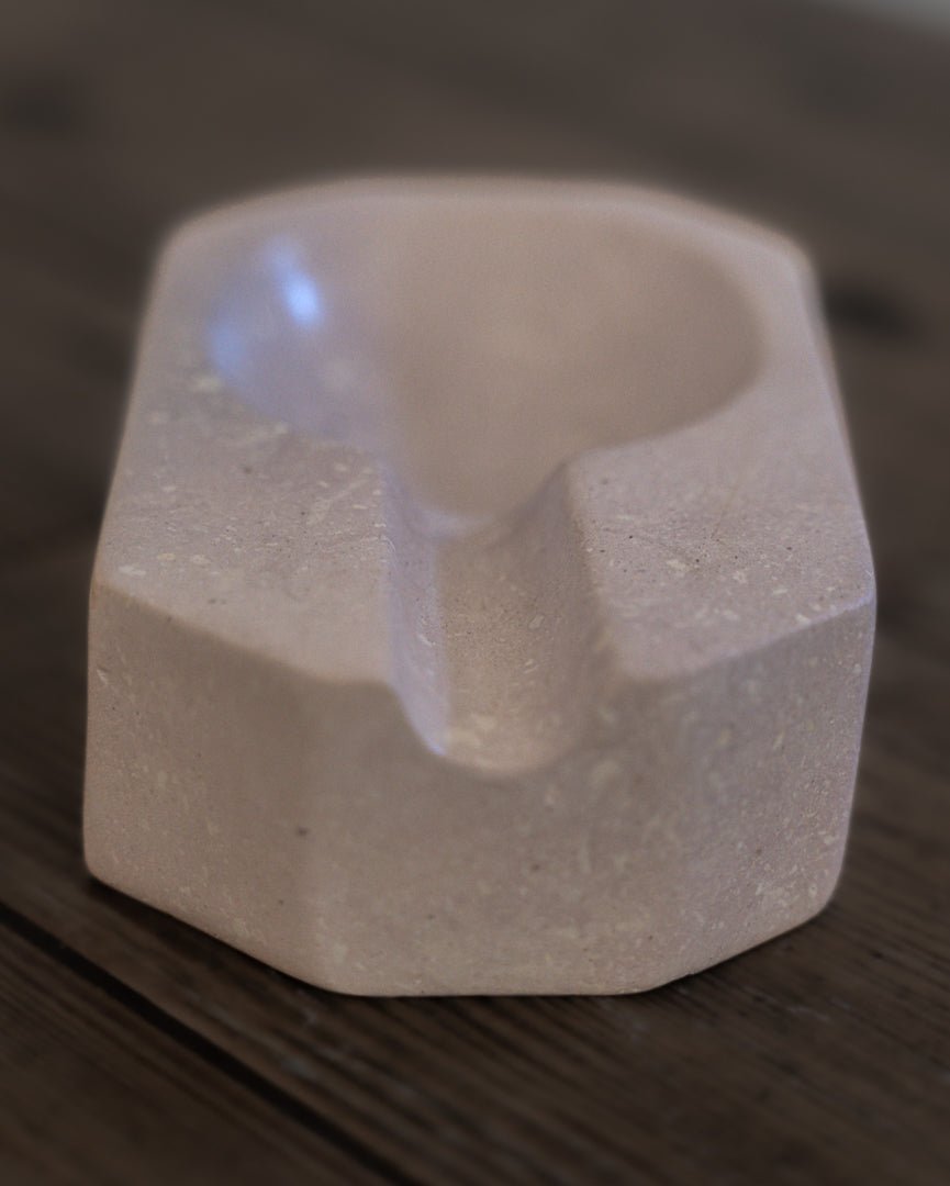 Hand Carved Stone Cigar Ashtray (Small) #1