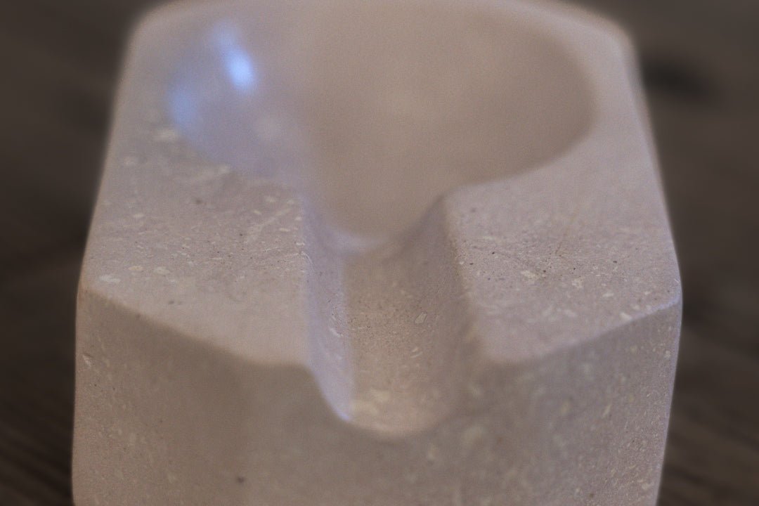 Hand Carved Stone Cigar Ashtray (Small) #1