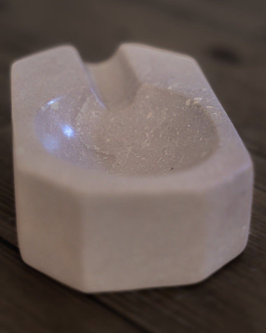 Hand Carved Stone Cigar Ashtray (Small) #1