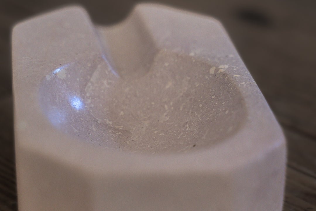 Hand Carved Stone Cigar Ashtray (Small) #1