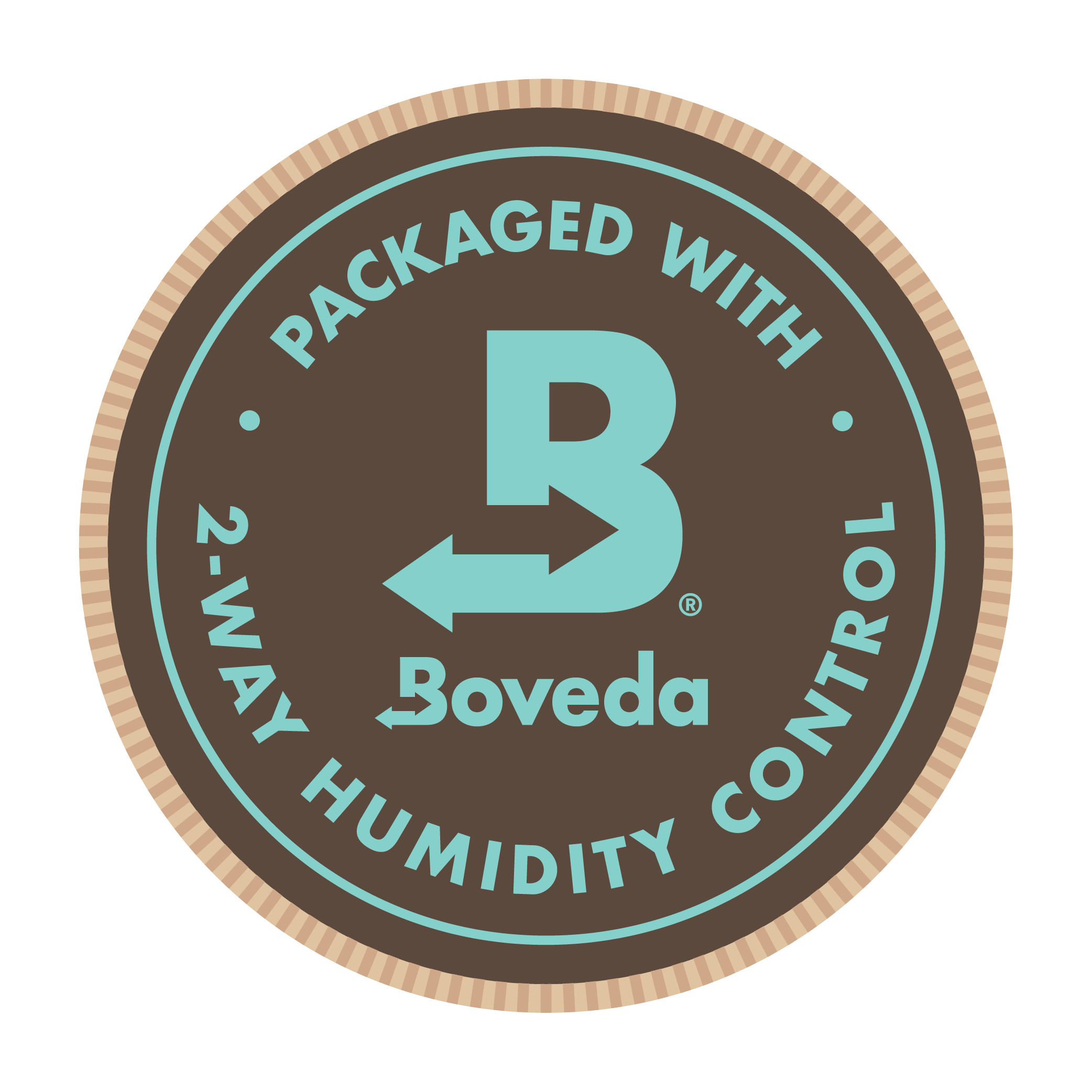 Packed with Boveda humidity control
