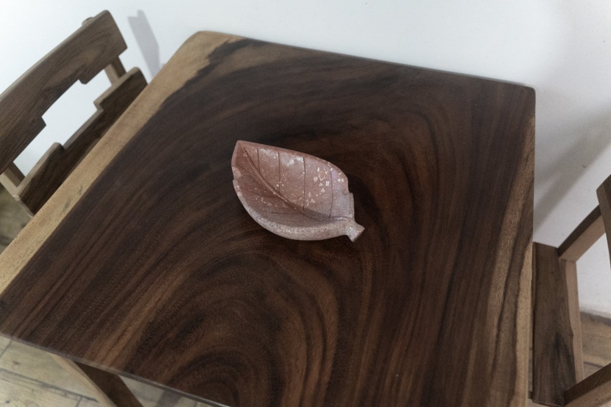 Hand Carved Stone Tobacco Leaf Cigar Ashtray (Extra Large) #6