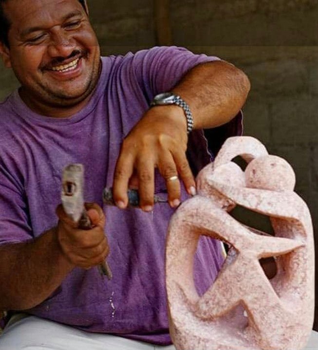 Nicaraguan stone artisan