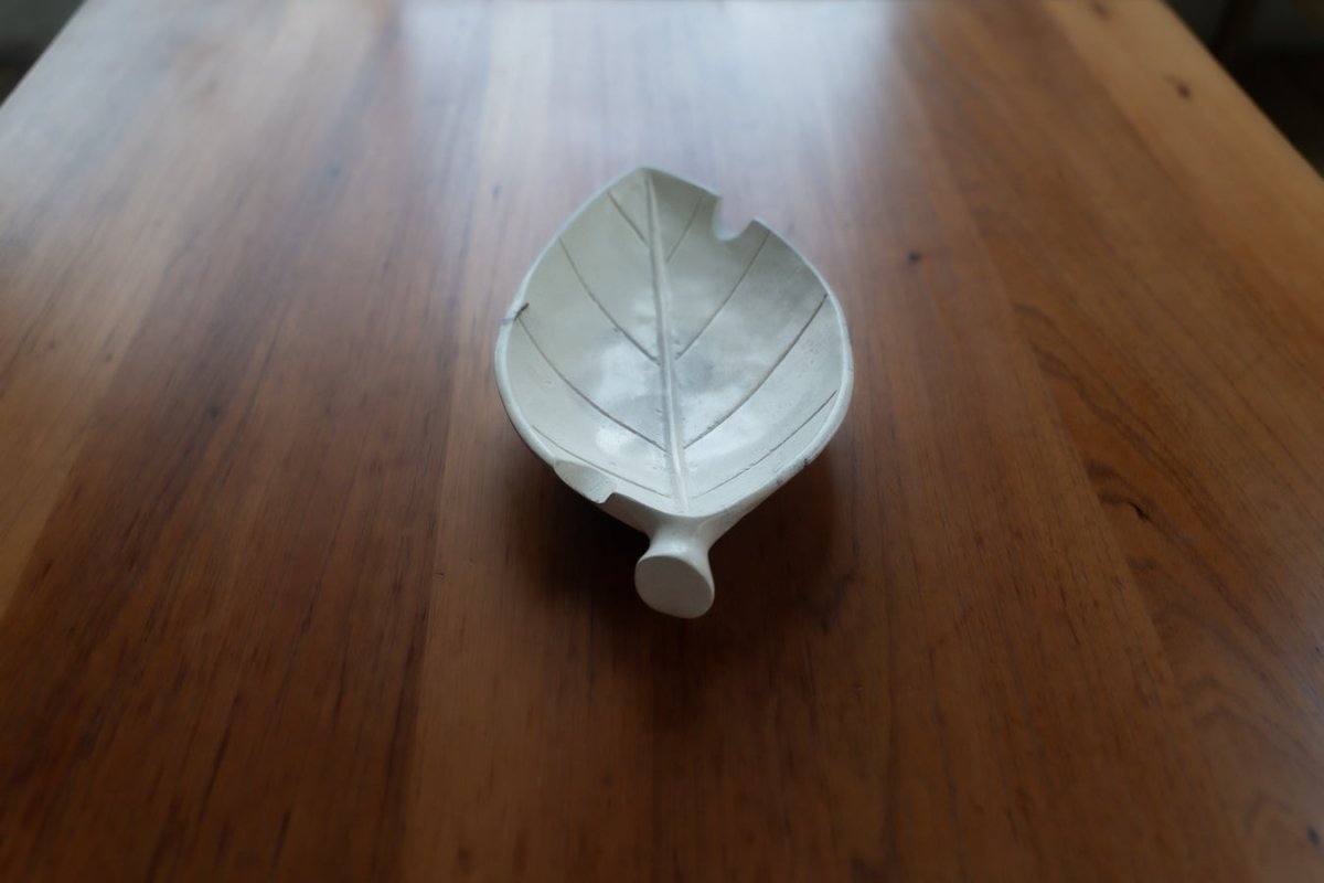 Hand Carved Stone Tobacco Leaf Cigar Ashtray (Extra Large) #10