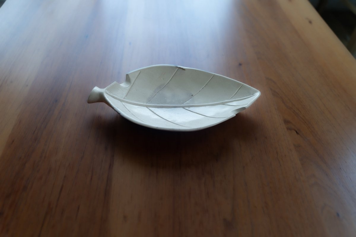 Hand Carved Stone Tobacco Leaf Cigar Ashtray (Extra Large) #10