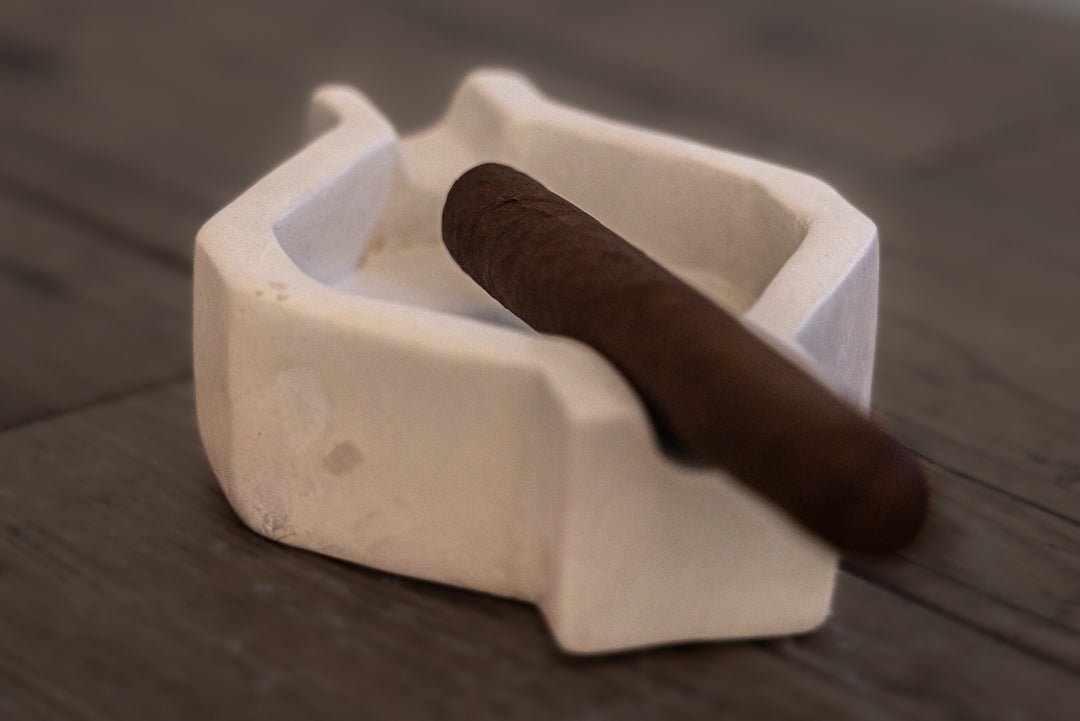 Hand Carved Stone Cigar Ashtray (Small) #3